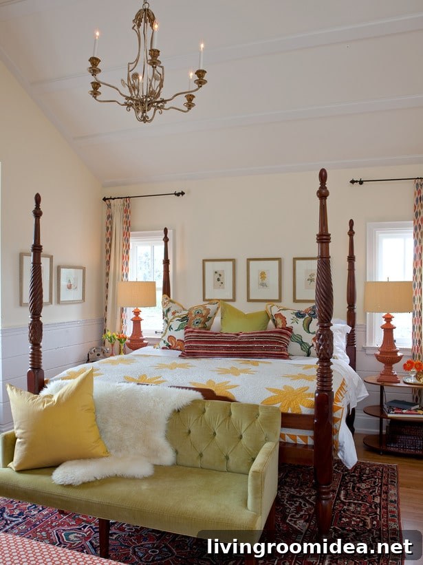 sarah's house eclectic colorful bedroom