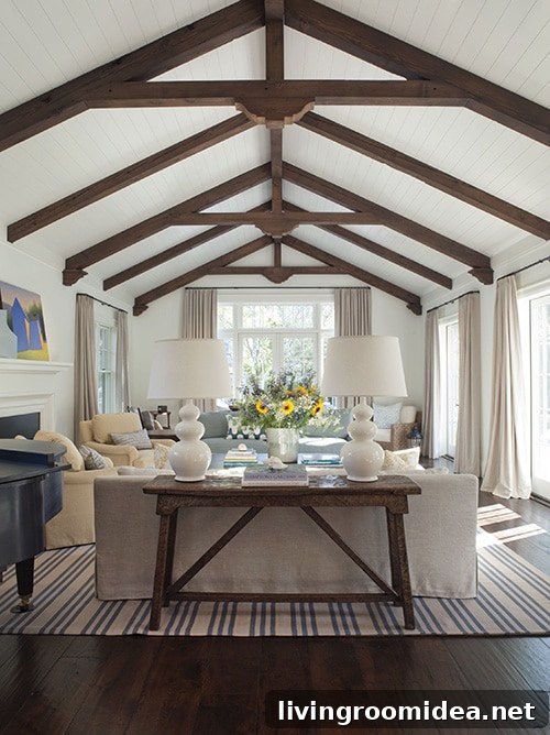 Dream White Farmhouse Tour: Charming Modern Country Home 7 modern farmhouse living room wendy posard