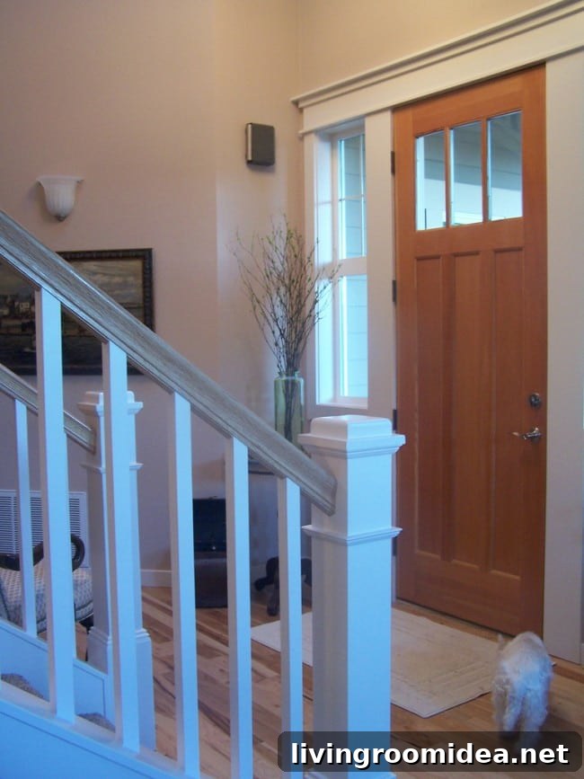 front entry before