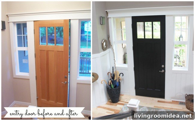 front door makeover the inspired room