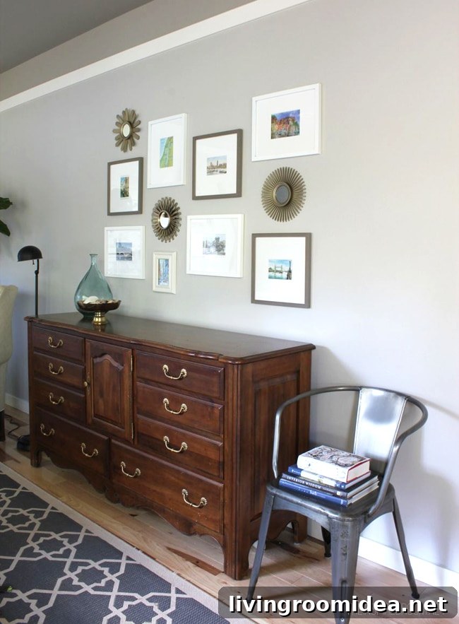 Summer House Tour: Cozy Coastal Decor Ideas from The Inspired Room 14 gallery wall