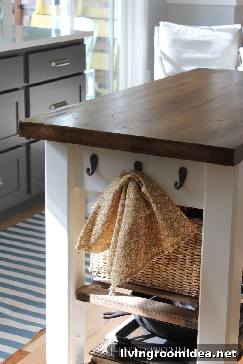 Summer Home Tour: Inspired Room Summer Decorating Ideas 7 diy kitchen remodel wood counter island
