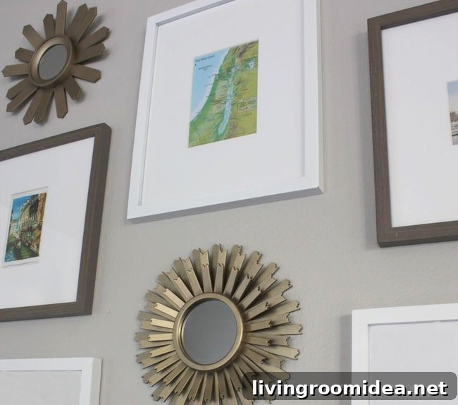 threshold mirrors gallery wall