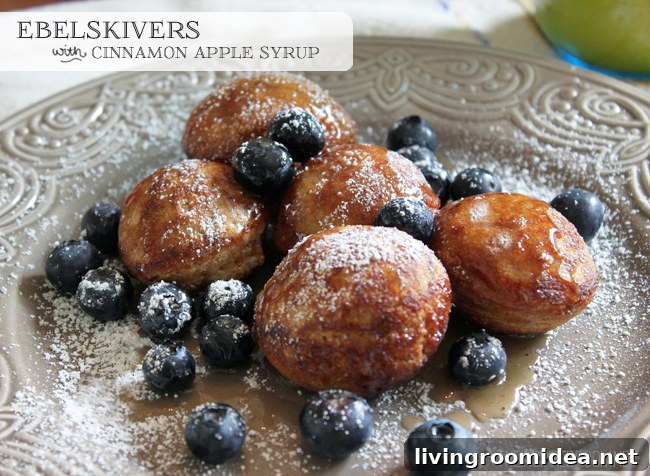 Breakfast ideas Ebelskivers recipe