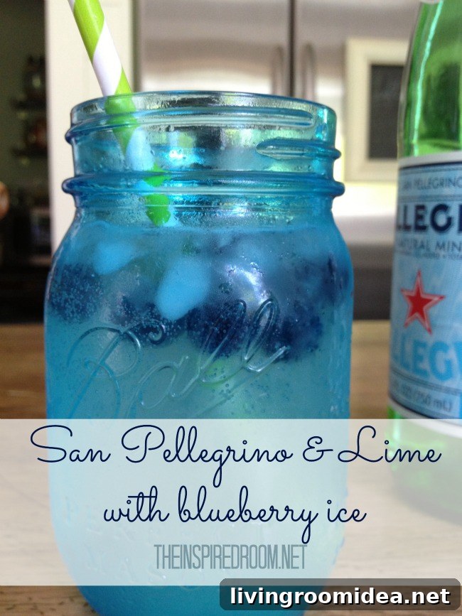 Summer drink recipe! A delicious drink for a blue mason jar!