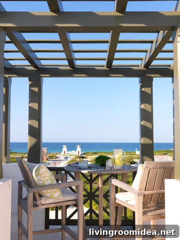 Seaside House: Coastal Living Guide and Design Inspiration 6 patio by the sea mohon-imb3r architects