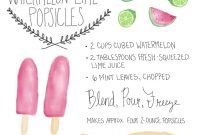 Minty Watermelon Lime Popsicles: Refreshing Fruit Pops Recipe