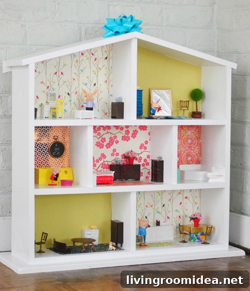 Creative Dollhouse Decorating Ideas for Charming Miniature Rooms 21 Easy Modern Do It Yourself Dollhouse Build With Colorful Decorations