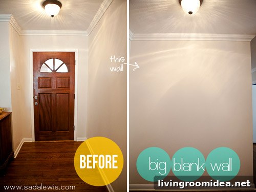 Board and Batten Entryway with Hooks: Stylish Mudroom Wall Ideas 2 Entryway before photo