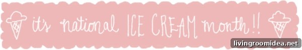 national ice cream month