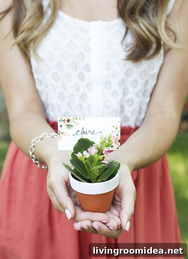 DIY Plant Place Cards