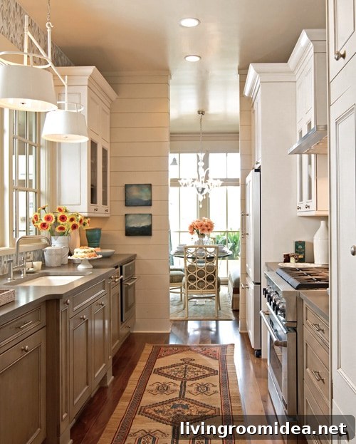 traditional home kitchen