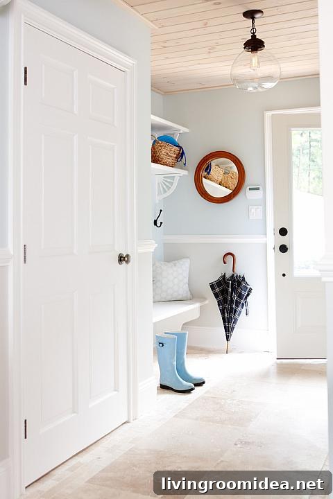 Inspiring Room Designs by Sarah & Tommy 3 mudroom sarah richardson