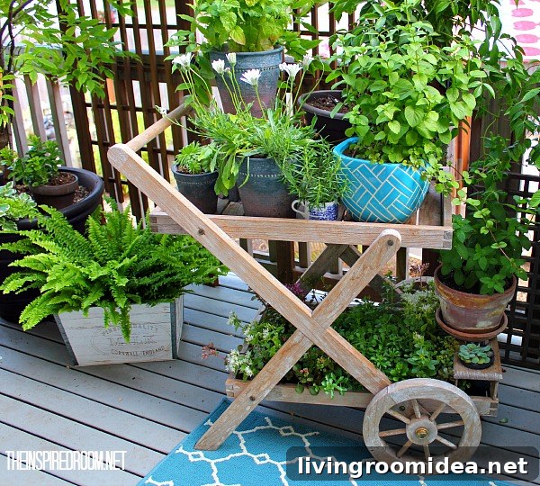 Teacart Plant Stand and Fresh Deck Finish Reveal 7 teacart patio planter