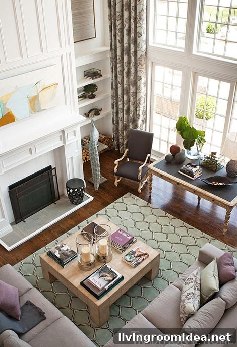 large living room furniture arrangements