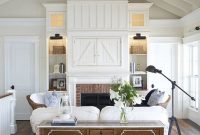White and Wood Cottage: Cozy Modern Farmhouse Style Inspiration