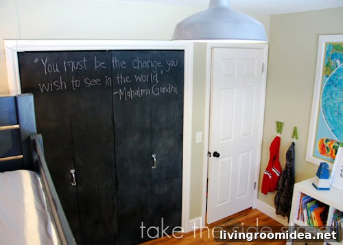 Blue Boy’s Nursery Makeover: Stylish Bunk Bed Ideas for Small Rooms 5 Cozy bunk and storage area