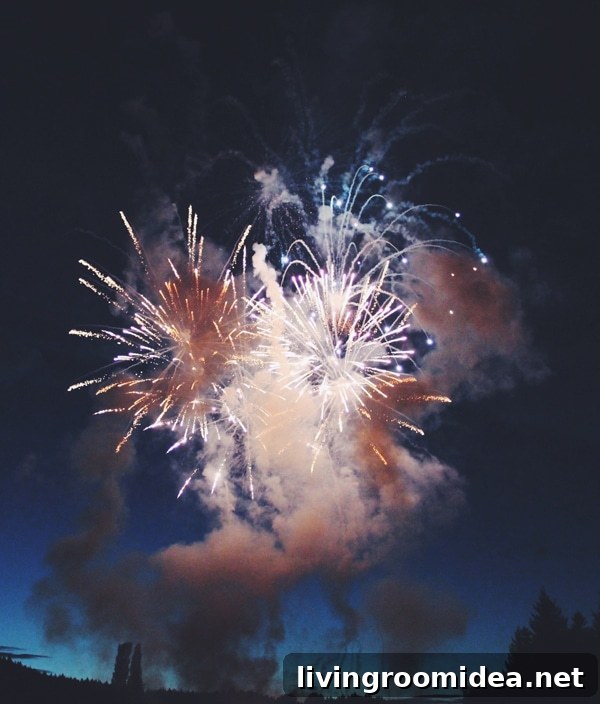 Fireworks at Butchart Gardens Canada