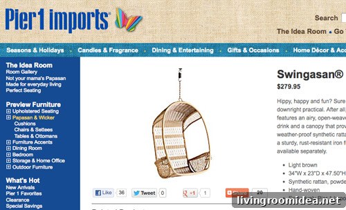How to Buy a Thrift Store Egg Chair: Tips for Scoring Great Finds 2 Pier 1 hanging egg chair