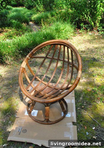 How to Buy a Thrift Store Egg Chair: Tips for Scoring Great Finds 9 Egg chair mid-refresh