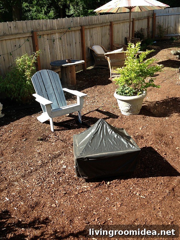 Pea Gravel Patio Ideas and Backyard Inspiration for Your Remodel 5 before backyard makeover