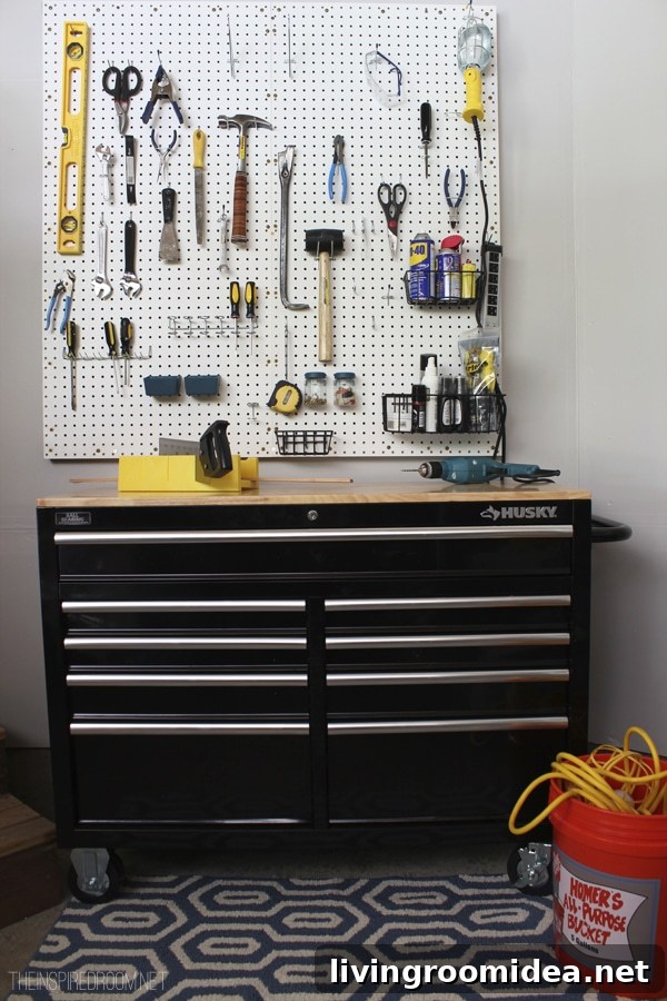 Fall Nesting: DIY Pegboard & Tool Organization for Projects 2 tool organization