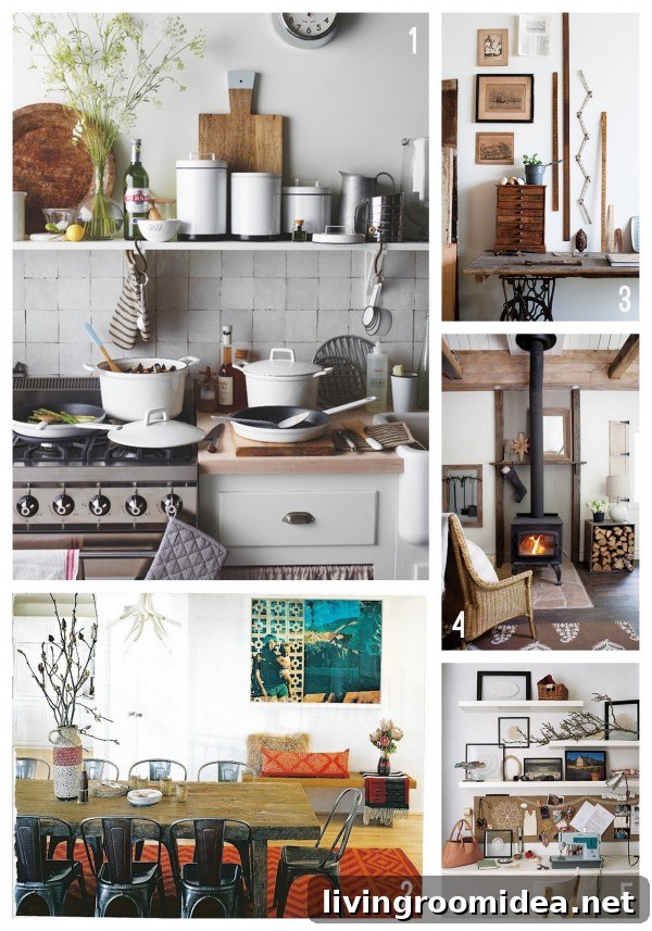 Rustic Fall Inspired Rooms