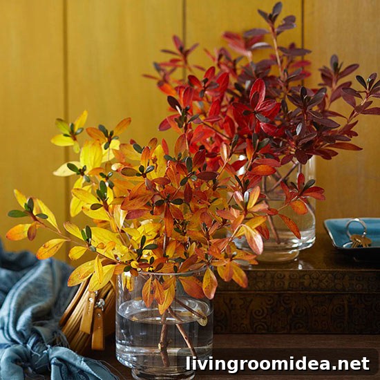 simple fall decorating