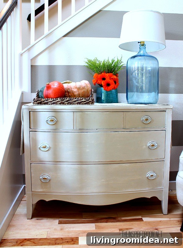 cheerful fall entryway from the inspired room 