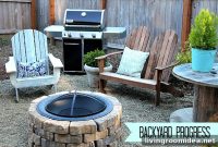 DIY Backyard Fire Pit: Fall Makeover Progress Guide