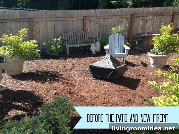 DIY Backyard Fire Pit: Fall Makeover Progress Guide 4 before the backyard makeover