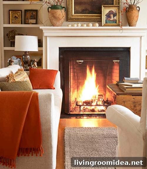 cozy autumn room