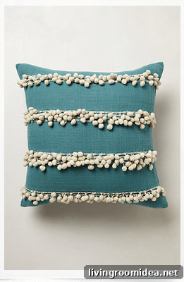 anthropologie tassel pillow