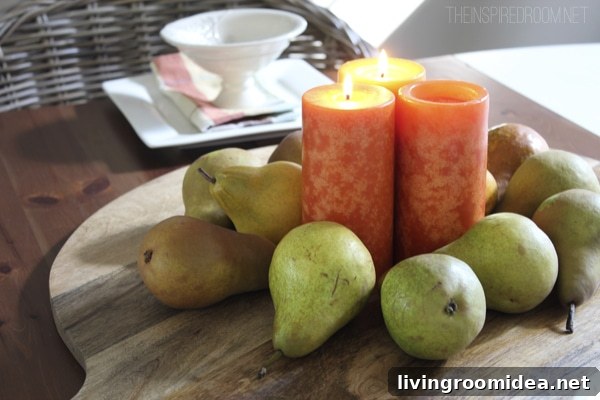 Fall Nesting 2013: Cozy Home Projects for Autumn Refresh 6 fall table centerpiece