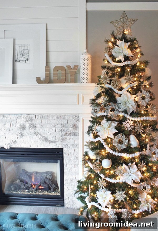 Winter Wonderland Christmas Tree Decorating Ideas 2 Winter Wonderland Christmas Tree