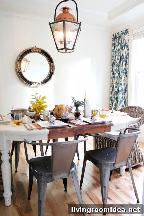 Slow Down at Home: Simple Ways to Cultivate Gratitude 2 Thanksgiving table and inspiring post on slowing down to enjoy living!