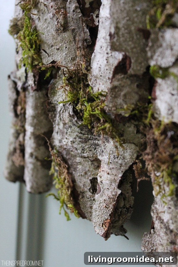 rustic bark wreath