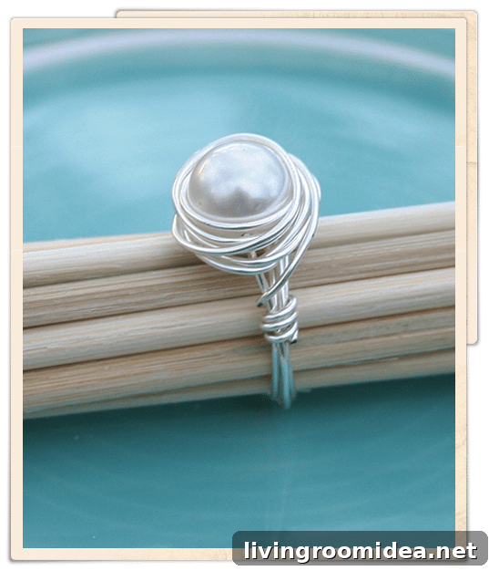Pearl Nest Ring The Vintage Pearl
