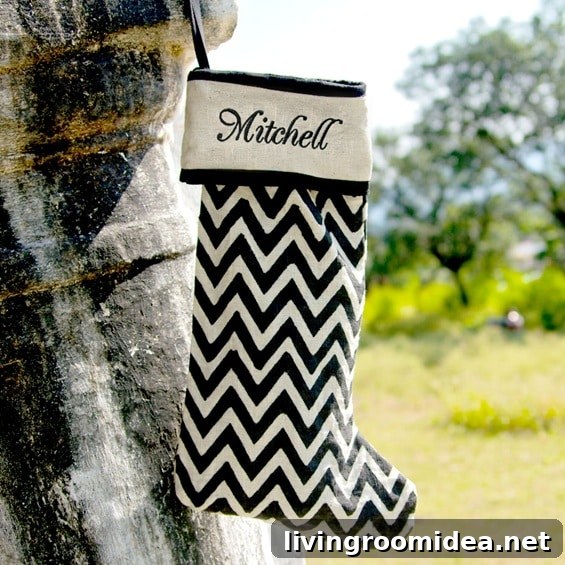 Thanksgiving Giveaway: DaySpring Prize Event — Enter Now 5 personalized chevron christmas stocking