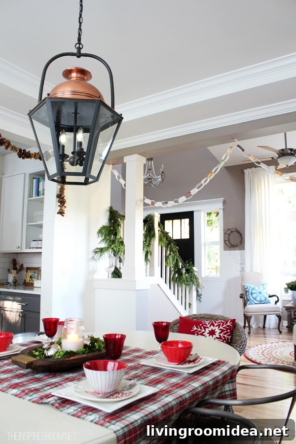 Christmas Home Tour: Festive Decor Ideas and Inspiration 24 Christmas Decorating Dining Room The Inspired Room