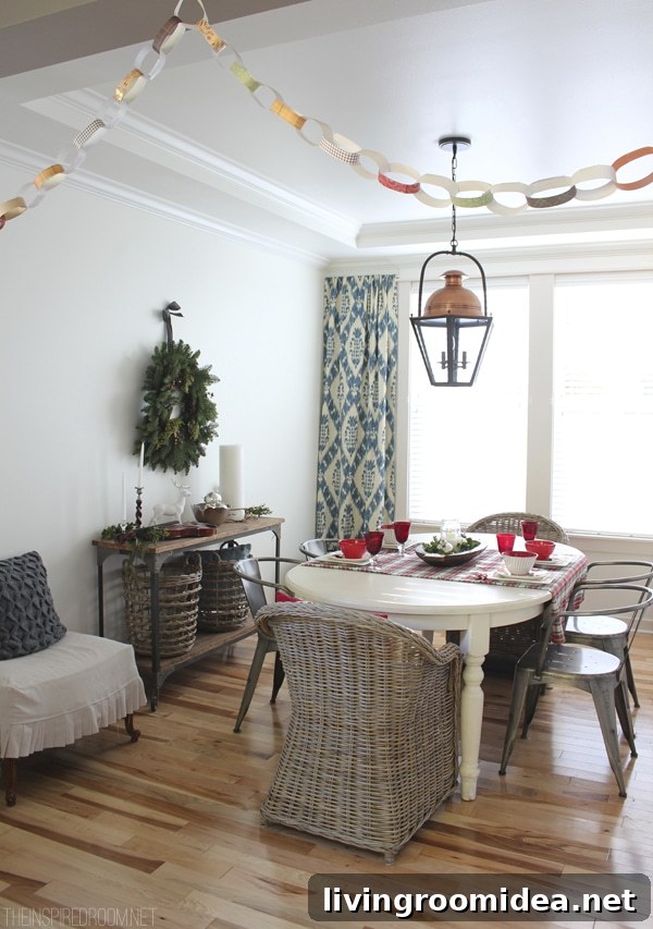 Christmas Home Tour: Festive Decor Ideas and Inspiration 29 Simple Christmas Decorating - The Inspired Room Christmas Dining Room