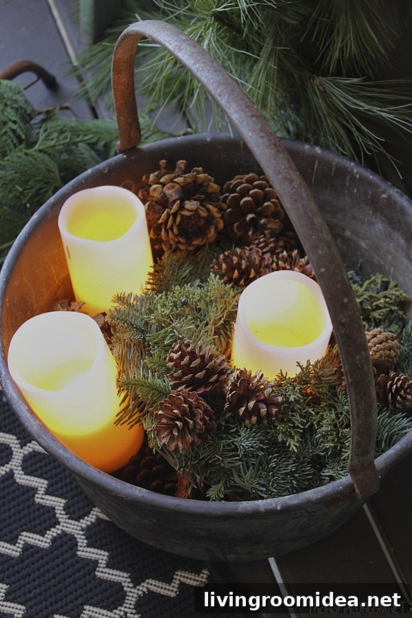 Christmas decorating battery operated candles for safety
