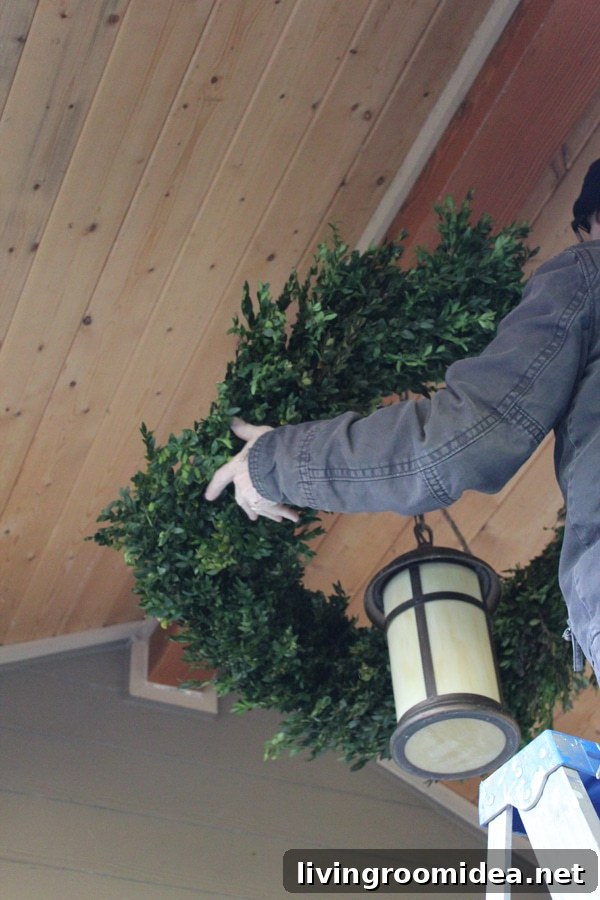 how to make a wreath chandelier - DIY tutorial the inspired room