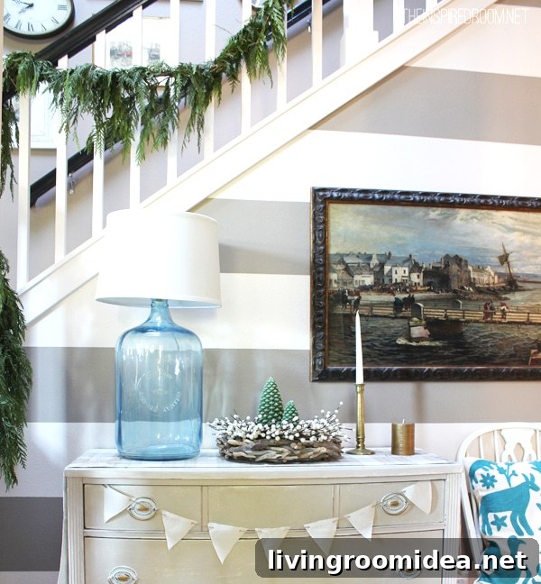 Christmas-decorating-entry-table-The-Inspired-Room-Christmas-House-Tour