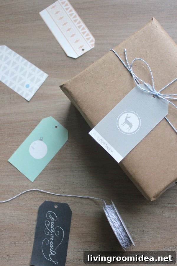Christmas Printables (Free Gift Tags from The Inspired Room)
