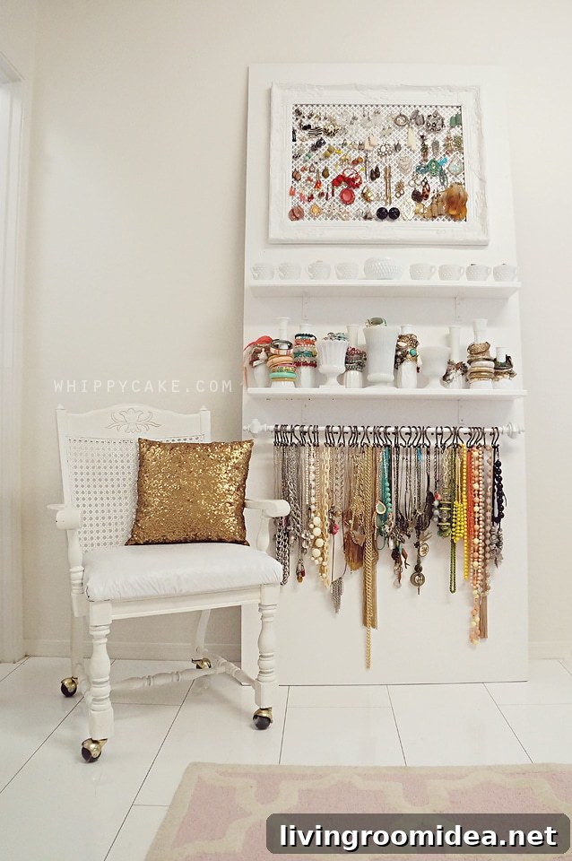 jewelry organization closet