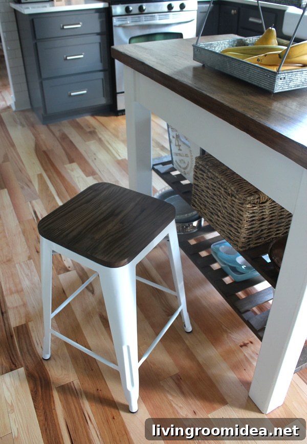 Farmhouse style barstool The Inspired Room kitchen