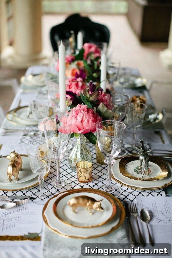 Romance Week: Romantic Wedding Reception Ideas and Inspiration 3 Photography: Carmen Santorelli Photography - carmensantorelli.com Event Styling + Floral Design: Juli Vaughn Designs - julivaughn.com