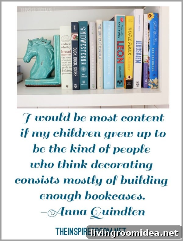 decorating with books