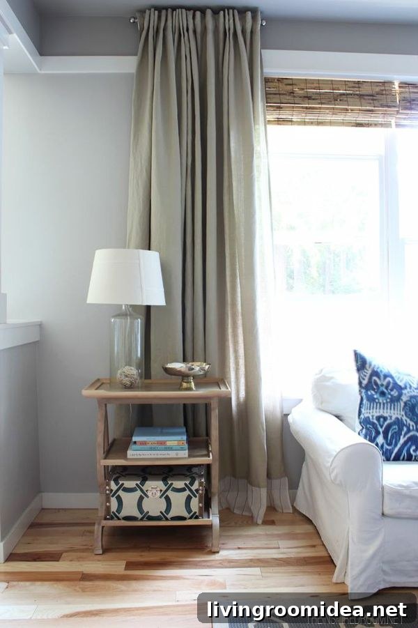 Easy DIY No Sew Ikea Extra Long Curtains